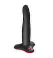 Černé silikonové dildo s tvarovatelným dříkem 
