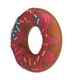 Vtipný silikonový erekční kroužek ve tvaru donutu