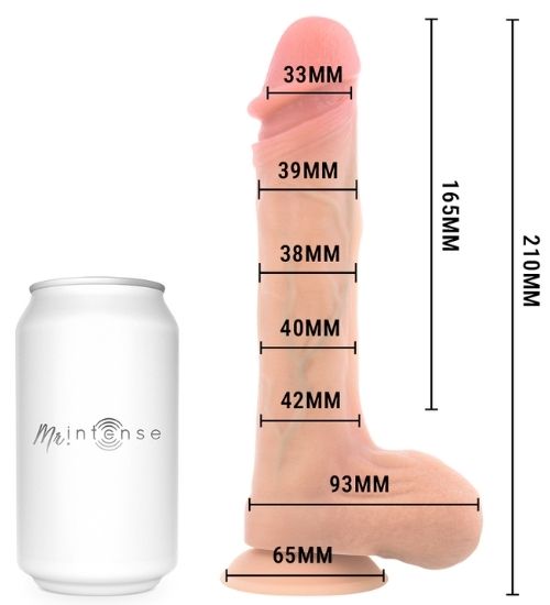 Realistické dildo s přírazovým pohybem a dálkovým ovládáním