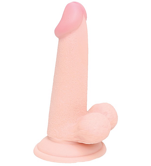 Krásné dildo v kybernetické kůži