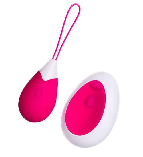 Růžové bezdrátové vajíčko s dálkovým ovládáním
