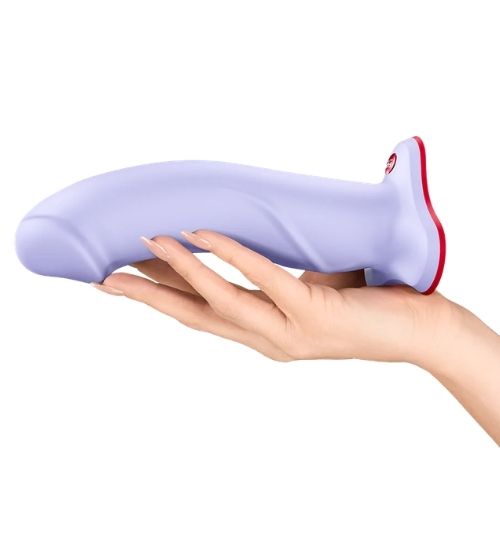 Fialové silikonové dildo Boss