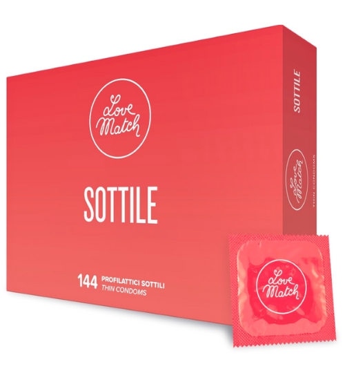 Sada tenkých kondomů 144 kusů