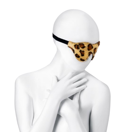 Maska na oči s leopardím vzorem