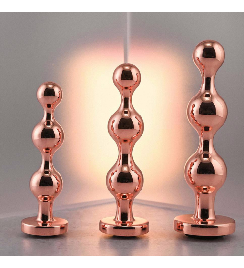 Sada kovových análních kolíků