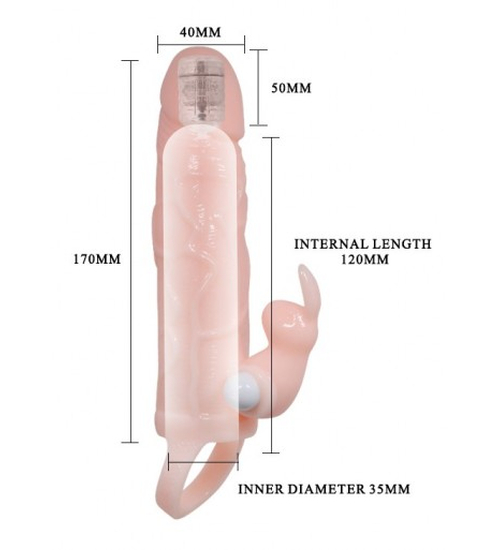 Vibrační topper se zajíčkem