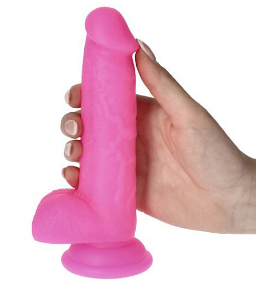 Velké růžové dildo