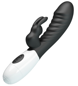 Černý králíčkový vibrátor