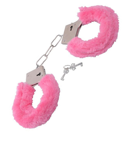 Chlupatá růžová pouta