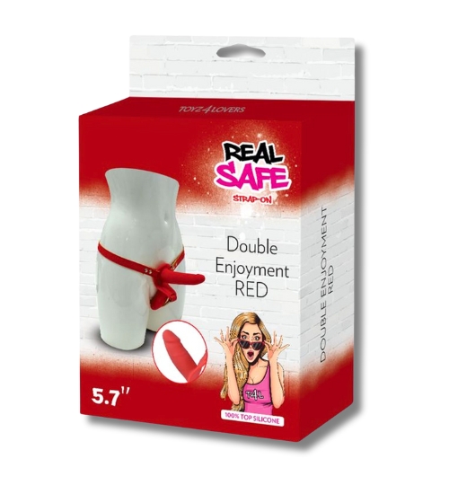 Dvojitý červený pásek na