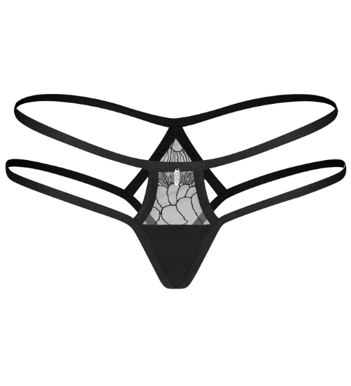 Svůdná tanga s popruhy