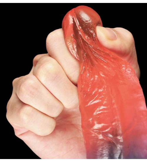 Dvoubarevné realistické dildo