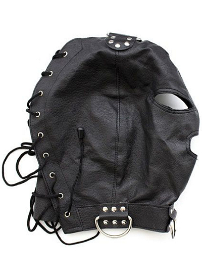 Maska s límcem a otvory pro oči a ústa