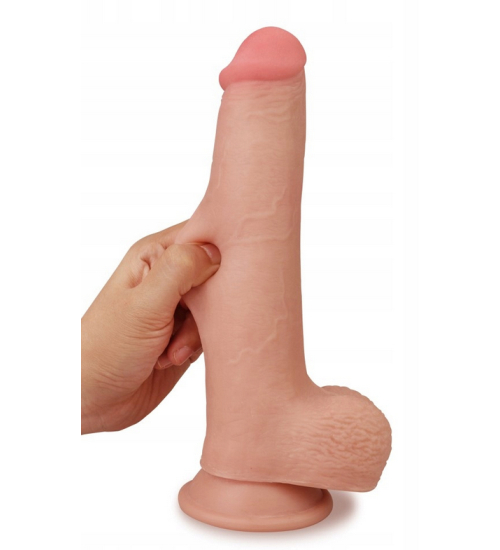 Pružné dildo s kůží