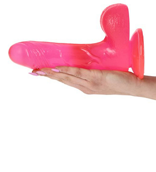 Pružinové dildo s přísavkou