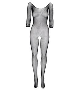 Bodystocking s lesklým zakončením z kamínků