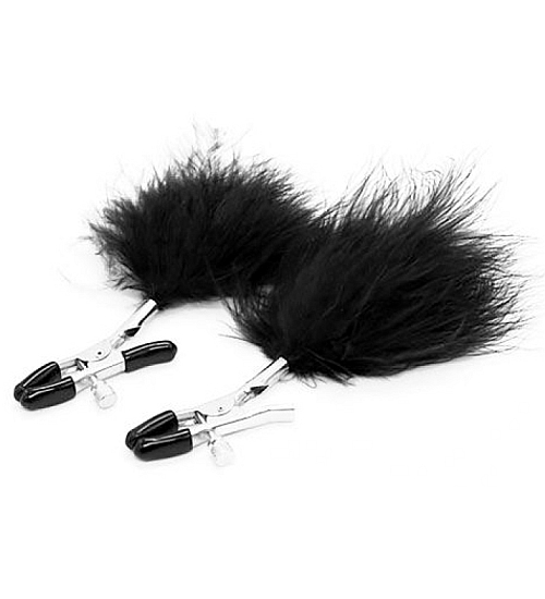 Ozdobné přezky s peřím