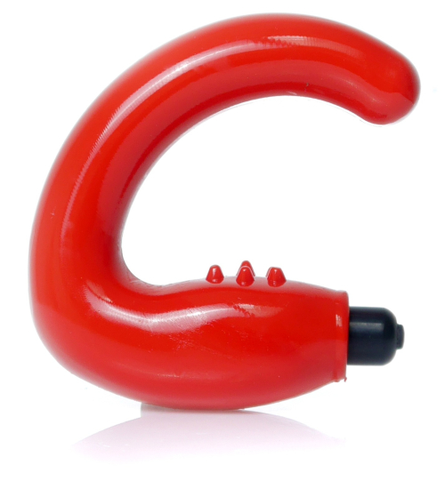 Gelový masér prostaty červený 