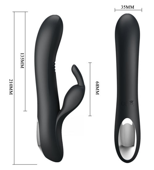 Vibrátor s pohyblivou špičkou - Hit