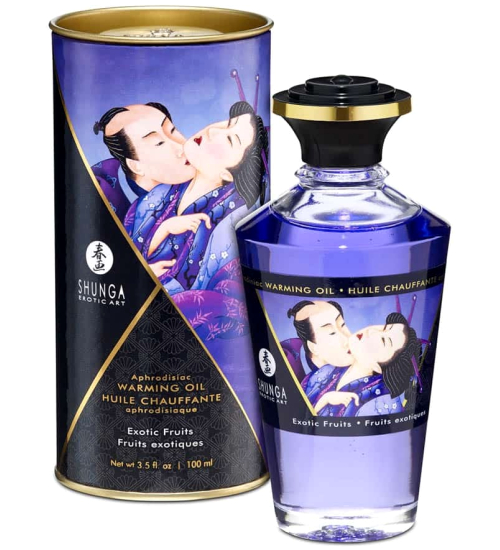 Shunga masážní olej - exotické ovoce