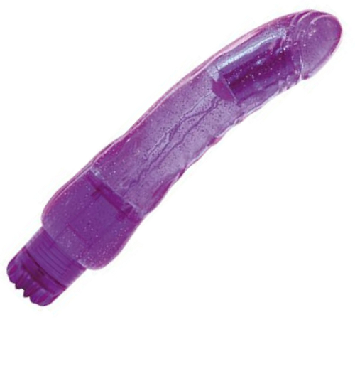 Lesklý tlustý želé vibrátor