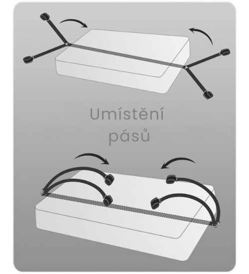 Sada pro svazování na postel