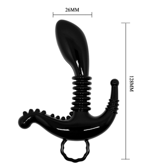 Černý anální masér