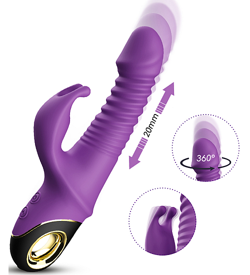 Vibrátor s vratným pohybem a otočnou hlavicí