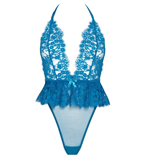 Krajkové tyrkysové body