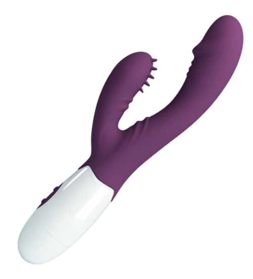 Vibrátor s pohyblivou záložkou