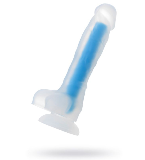 Penis svítí modře