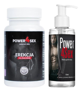 Oblíbená sada Mega Erektion - Power4sex tablety + gel