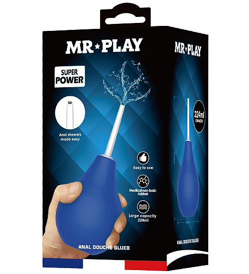 Modrá klystýrová hruška - 224 ml