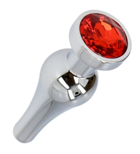 Stříbrný kuželový anální kolík