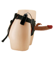 Vibrační strap-on s králíčkem