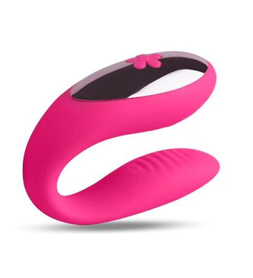 Růžový bezdrátový vibrátor pro páry