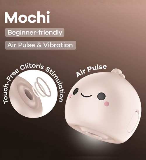 Stimulátor klitorisu Mochi - tlakové vlny a vibrace