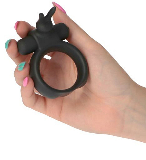 Černý vibrační králíček