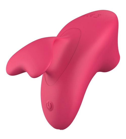 Červený stimulátor klitorisu s 10 režimy