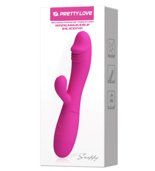 Růžový USB vibrátor