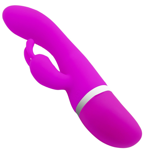 Silikonový vibrátor se zajíčkem - 30 vibrací