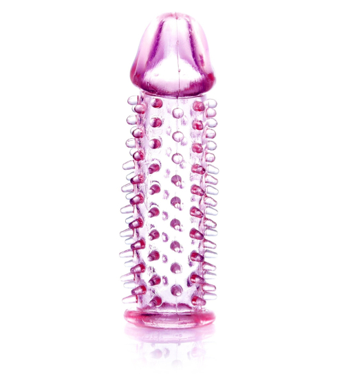 Růžový rukáv na penis