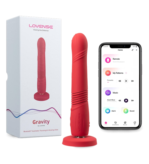 Poprodejní vibrátor - Lovense Gravity- ovládaný telefonem