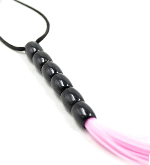 Ozdobný bič z ekokůže