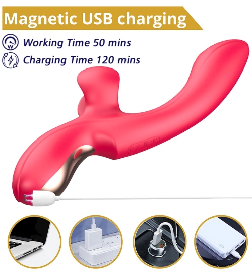 Moderní vibrátor na bod G a klitoris