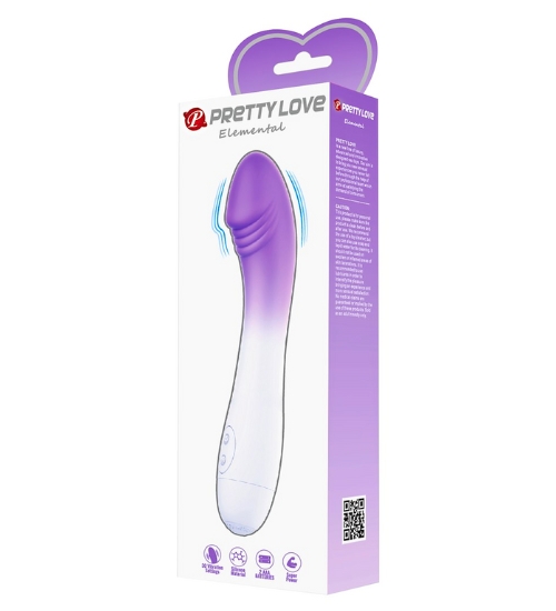 Fialový vibrátor ombre