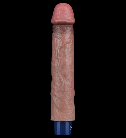 Realistický silikonový vibrátor 20 cm