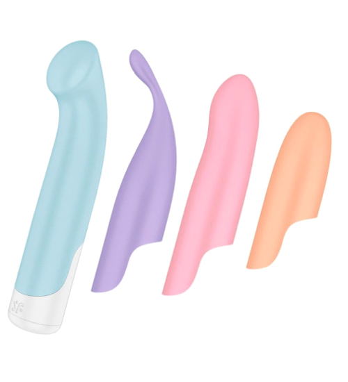 Sada pro potěšení: Vibrátor + 4 polštářky 