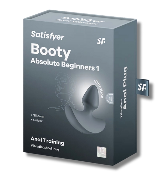 Šedý vibrační anální kolík