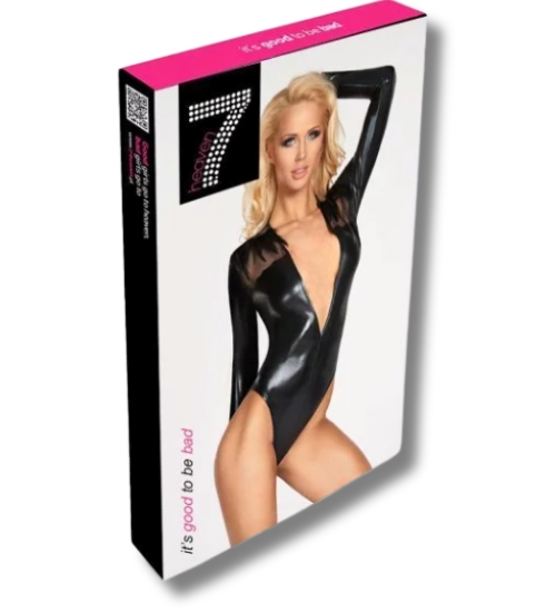 Smyslné wetlook body s peříčky